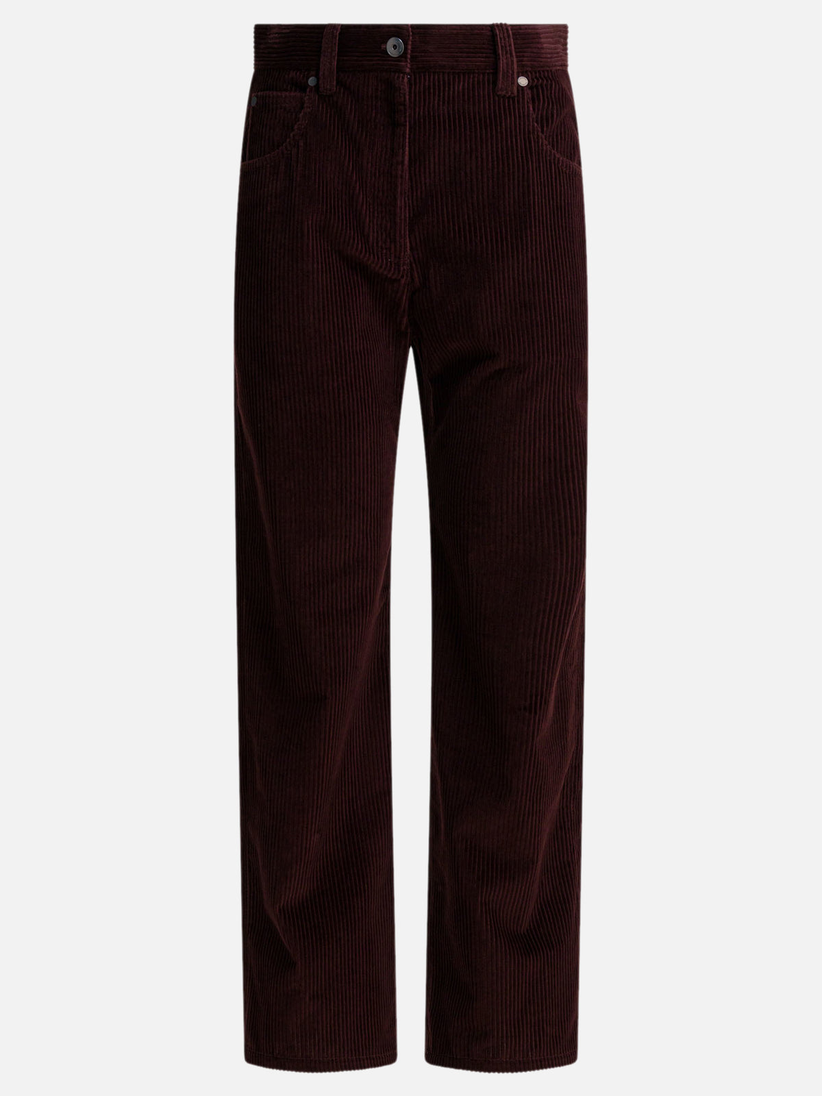 Brunello Cucinelli Five-pocket corduroy pants Bordeaux