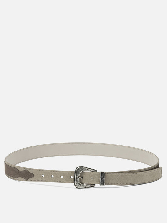 Cinture in pelle 100% leather  Beige - Brunello Cucinelli Uomo | VIETTI Online Store 
