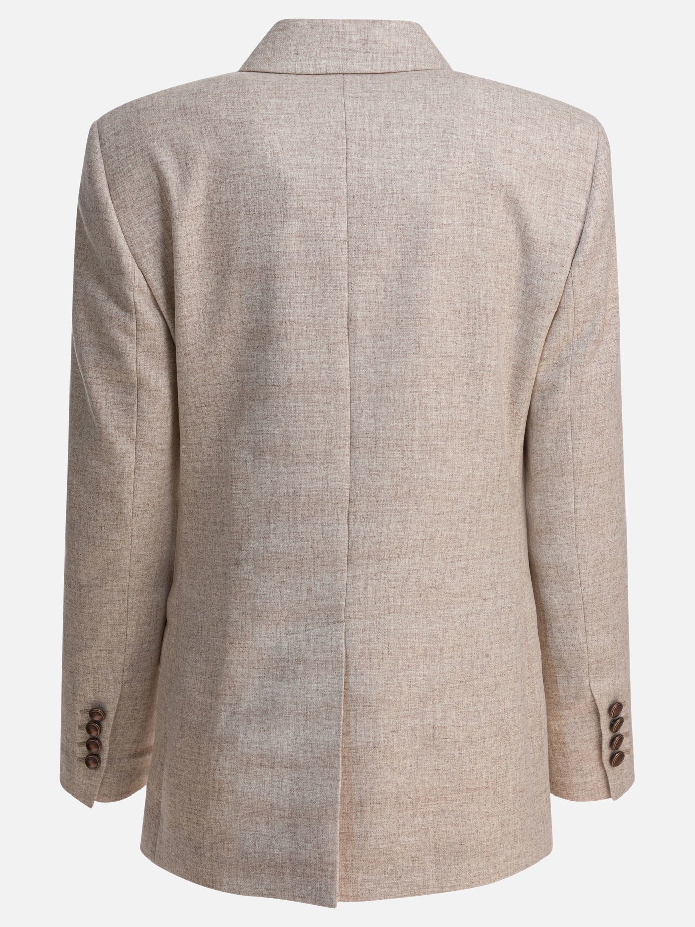 Blazers Solid colour  Beige - Brunello Cucinelli Women | PDP | VIETTI Online Store | Zoom-Modal_2
