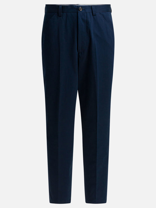 Pantaloni casual Solid colour  Blu - Brunello Cucinelli Uomo | PLP | VIETTI Online Store 
