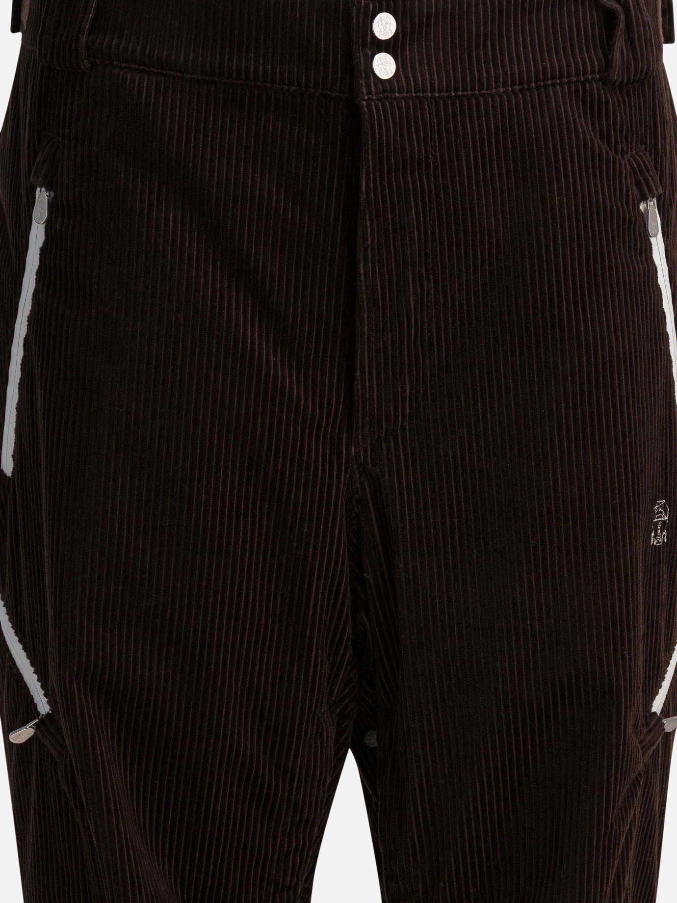 Pantaloni casual Solid colour  Marrone - Brunello Cucinelli Uomo | PDP | VIETTI Online Store | Zoom-Modal_3

