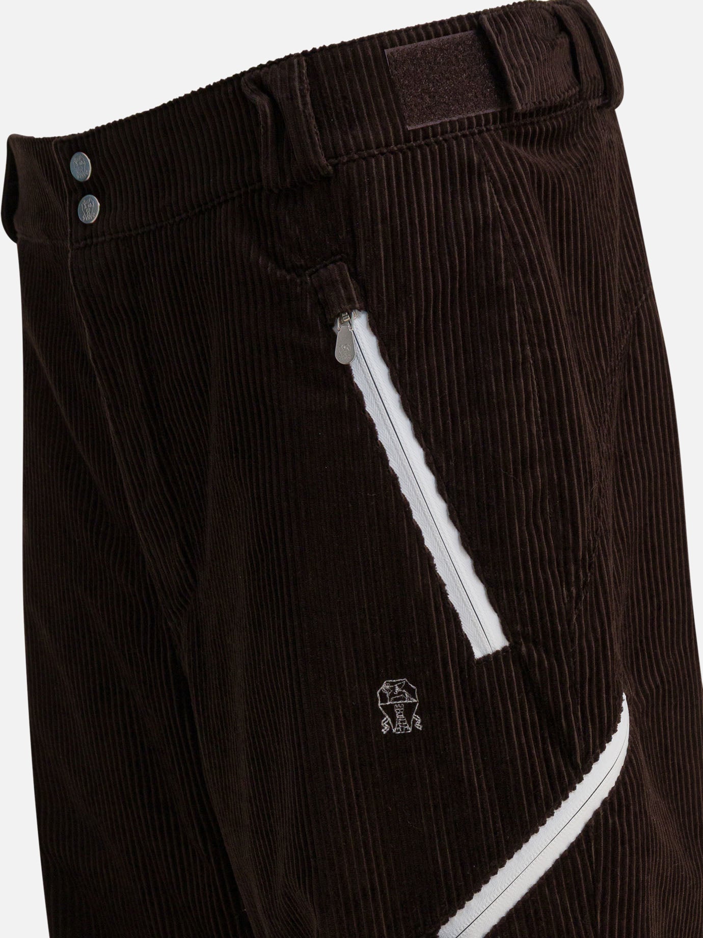 Pantaloni casual Solid colour  Marrone - Brunello Cucinelli Uomo | PDP | VIETTI Online Store | thumbnail_4