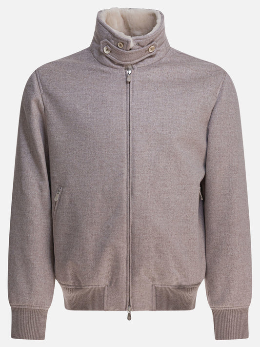 Cappotti corti Solid colour  Marrone - Brunello Cucinelli Uomo | PLP | VIETTI Online Store 
