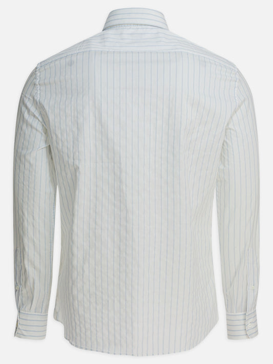 Camicie casual Striped  Bianco - Brunello Cucinelli Uomo | VIETTI Online Store | 2
