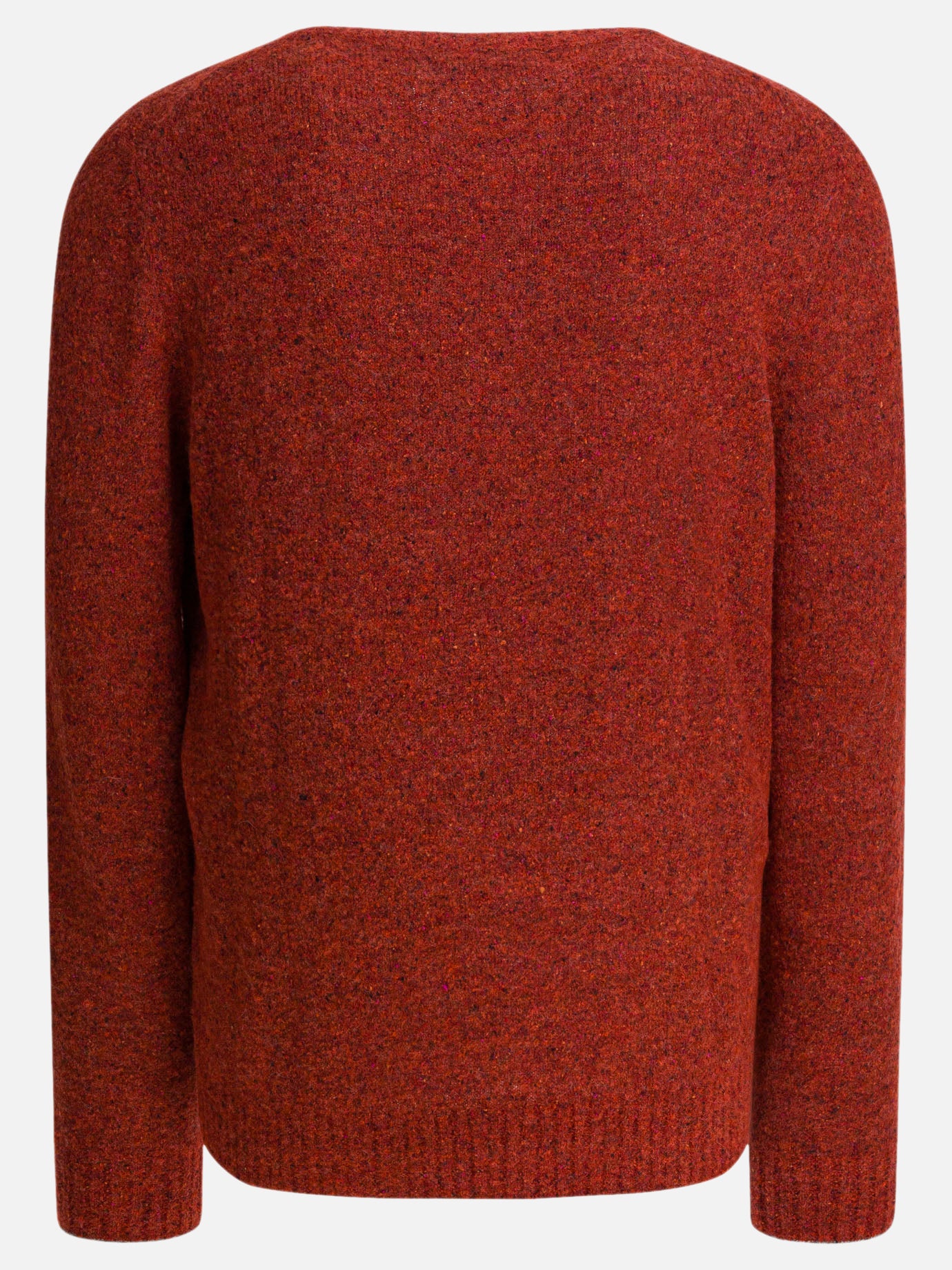 Crewneck sweaters Solid colour  Red - Brunello Cucinelli Men | PDP | VIETTI Online Store | thumbnail_2