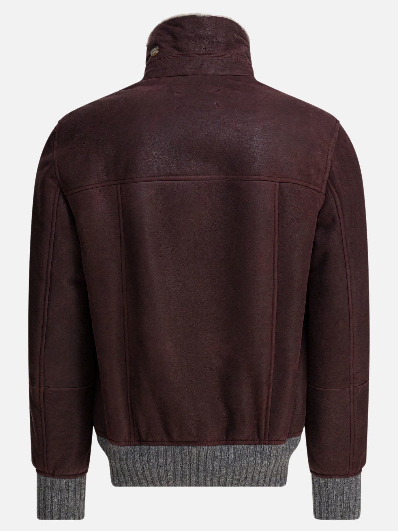 Short coats Solid colour  Bordeaux - Brunello Cucinelli Men | PDP | VIETTI Online Store | Zoom-Modal_2
