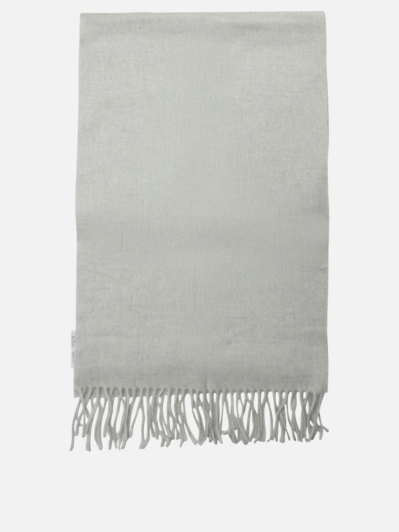 Fringed scarves 100% cashemere  Grey - Brunello Cucinelli Women | PDP | VIETTI Online Store | Zoom-Modal
