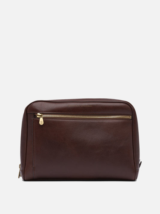 100% leather 100% leather  Marrone - Brunello Cucinelli Uomo | PDP | VIETTI Online Store 
