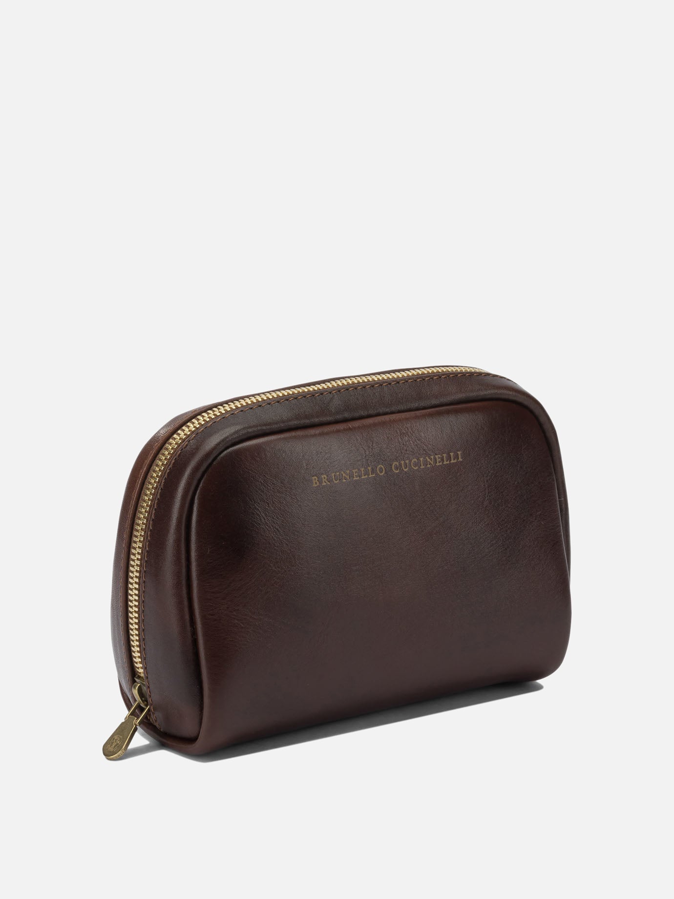 Beauty cases 100% leather - Lining: 100% cotton  Brown - Brunello Cucinelli Men | PDP | VIETTI Online Store | Zoom-Modal_2
