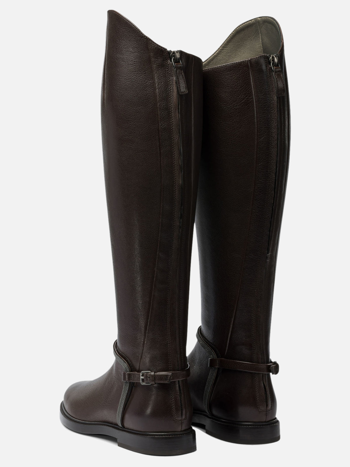 Brunello Cucinelli "Classic" Boots Brown