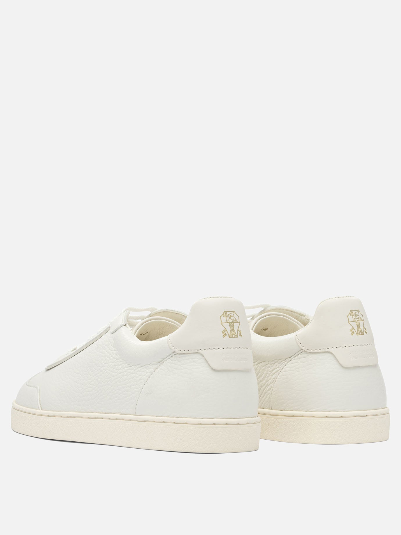 Sneaker basse 100% leather - 100% rubber  Bianco - Brunello Cucinelli Uomo | PDP | VIETTI Online Store | thumbnail_4