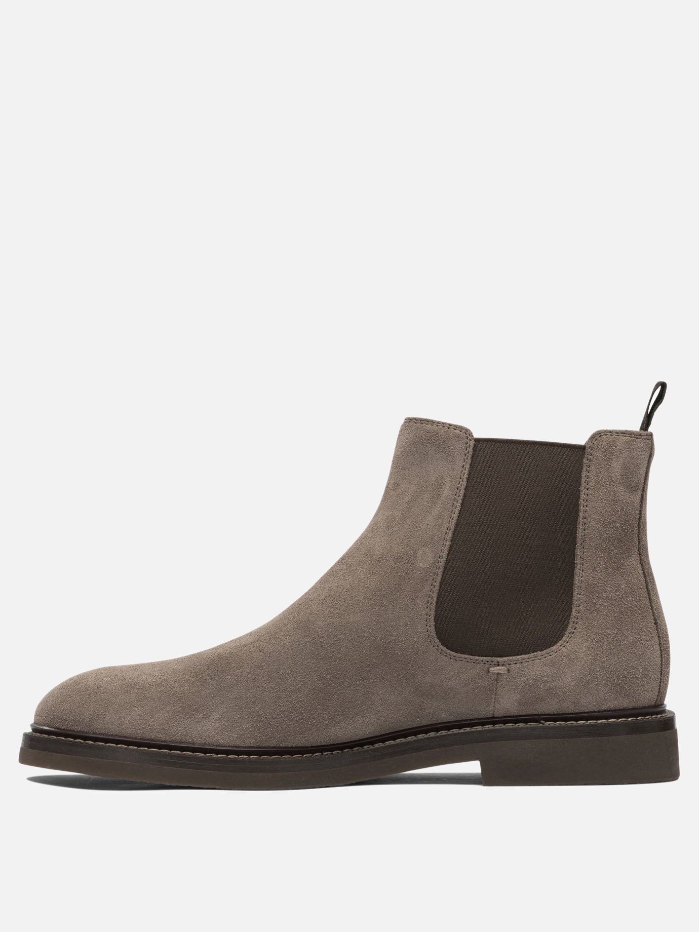 Stivaletti Chelsea 90% suede 10% elastane - 100% rubber  Grigio - Brunello Cucinelli Uomo | PDP | VIETTI Online Store | Zoom-Modal_3
