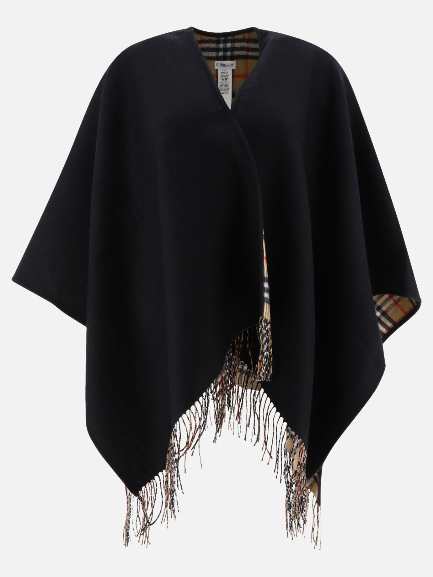Mantelle Check  Nero - Burberry Donna | PDP | VIETTI Online Store | Zoom-Modal
