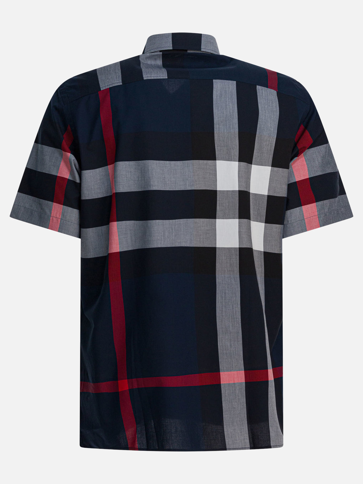 Burberry "Check" Cotton shirt Blue