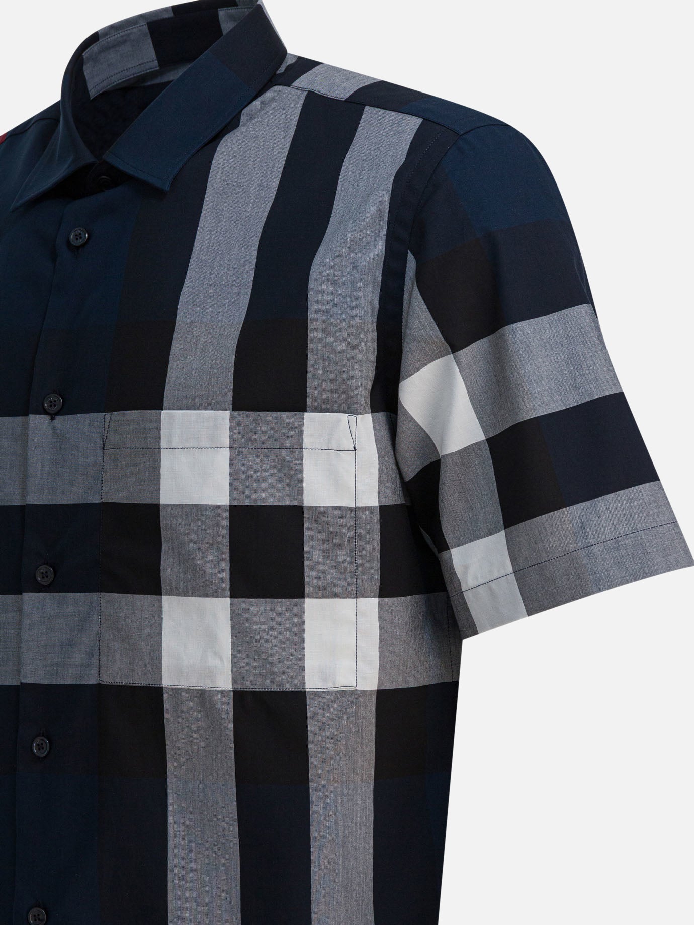 Camicie casual Check  Blu - Burberry Uomo | PDP | VIETTI Online Store | Zoom-Modal_4
