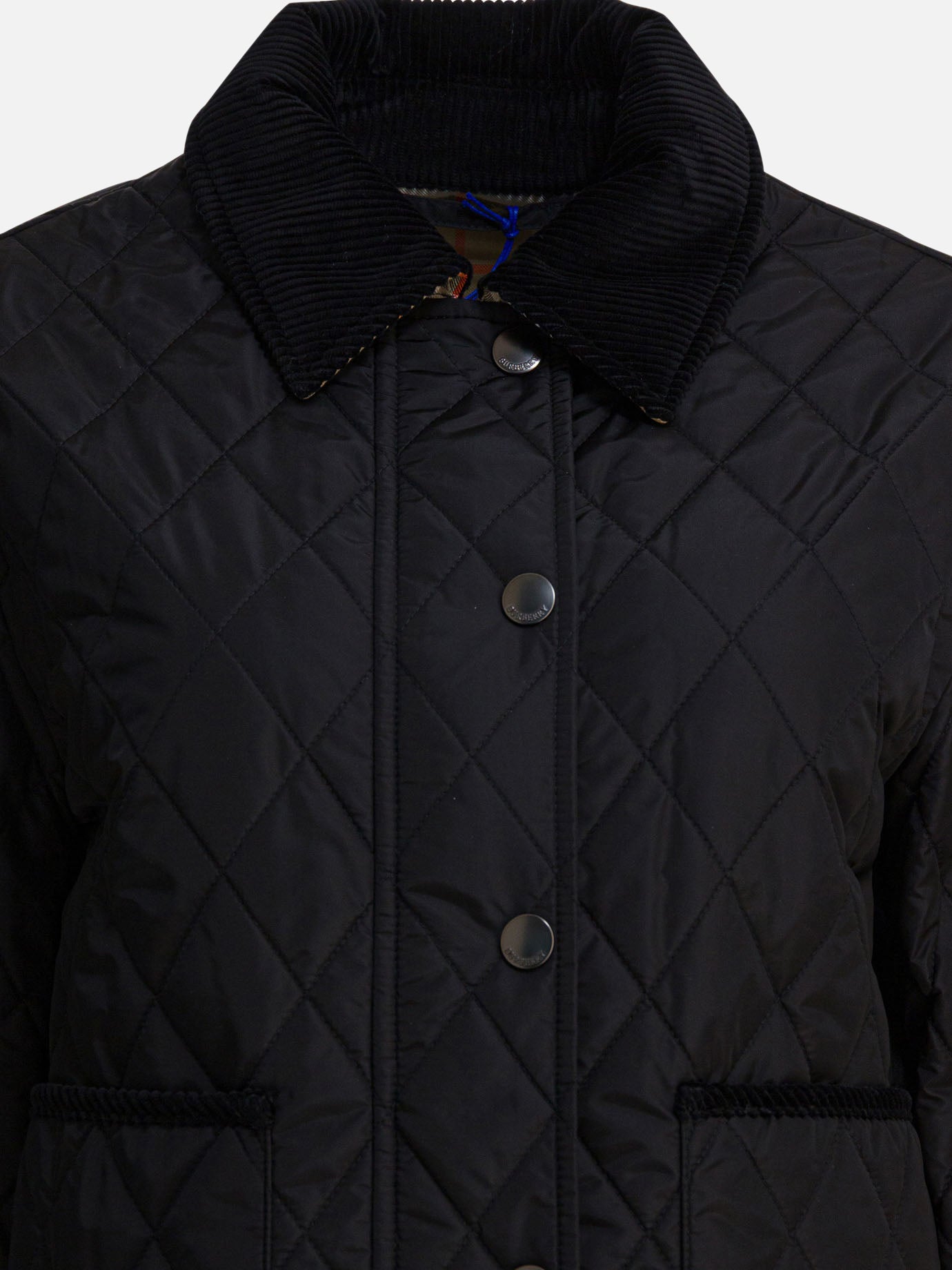 Giacche leggere & Trapuntate Solid colour  Nero - Burberry Donna | PDP | VIETTI Online Store | Zoom-Modal_2
