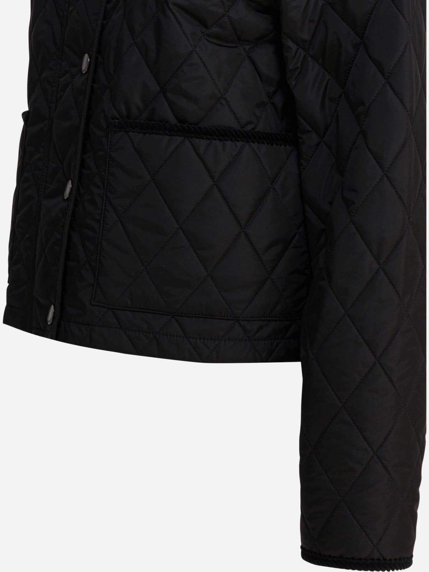 Giacche leggere & Trapuntate Solid colour  Nero - Burberry Donna | PDP | VIETTI Online Store | Zoom-Modal_3
