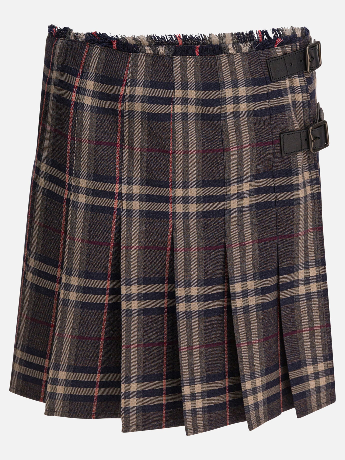 Tシャツ・カットソー Burberry FW24 Wool blend shirt with Check motif (8093314) Burberry Wool blend shirt with Check motif - Women | VIETTI Shop