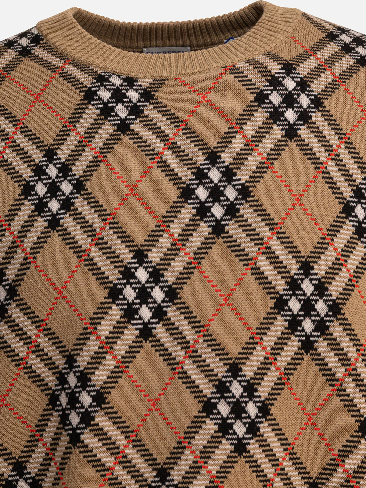 Burberry Wool blend crew neck sweater Beige