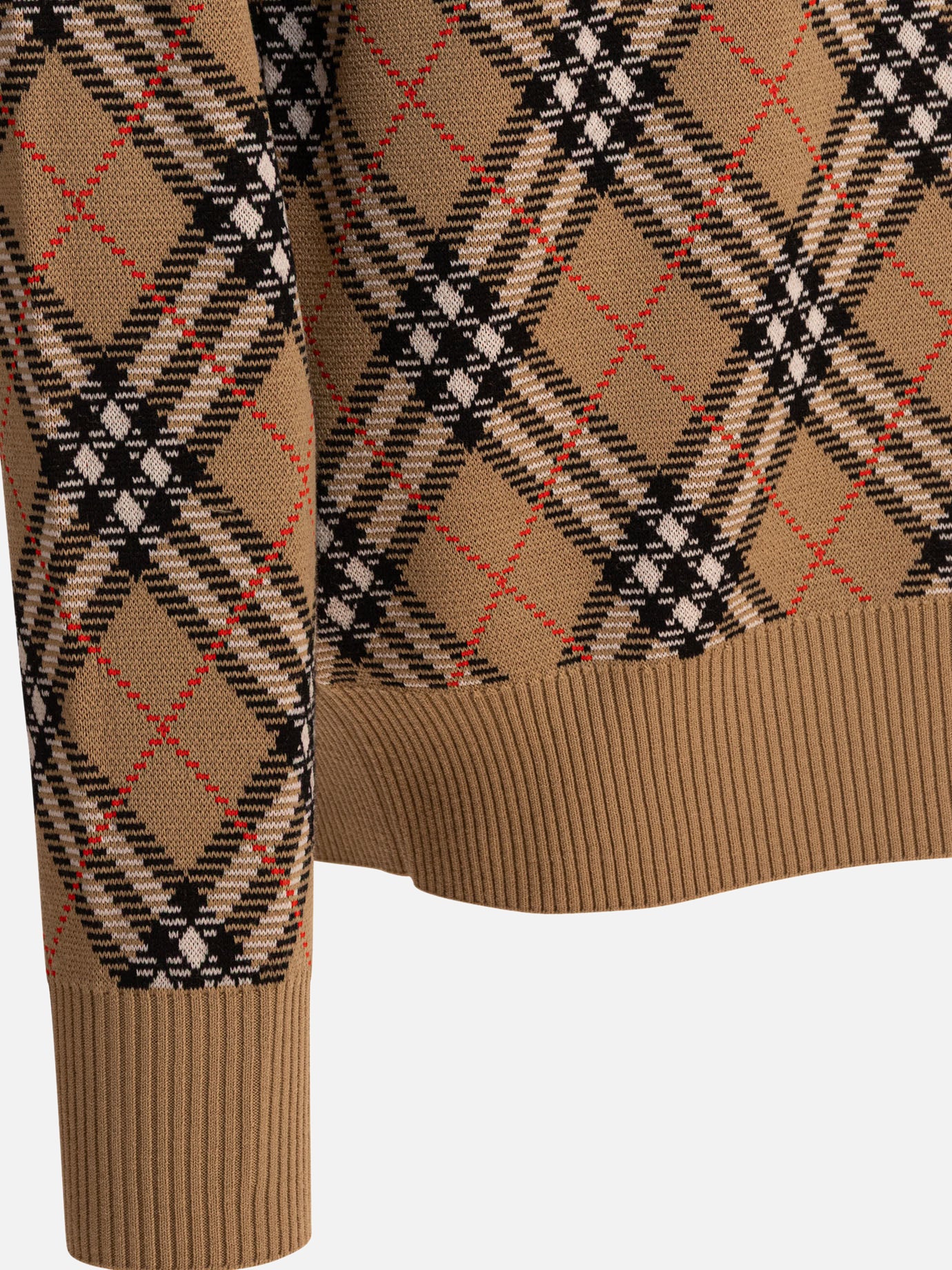 Maglioni girocollo Check  Beige - Burberry Uomo | PDP | VIETTI Online Store | Zoom-Modal_4
