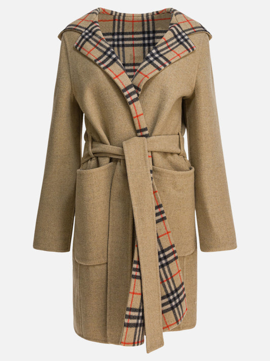 Long coats Check  Beige - Burberry Women | PLP | VIETTI Online Store 
