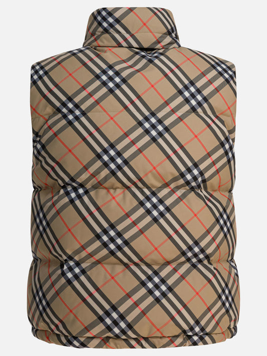 Giacche smanicate Check  Beige - Burberry Donna | PDP | VIETTI Online Store | 2
