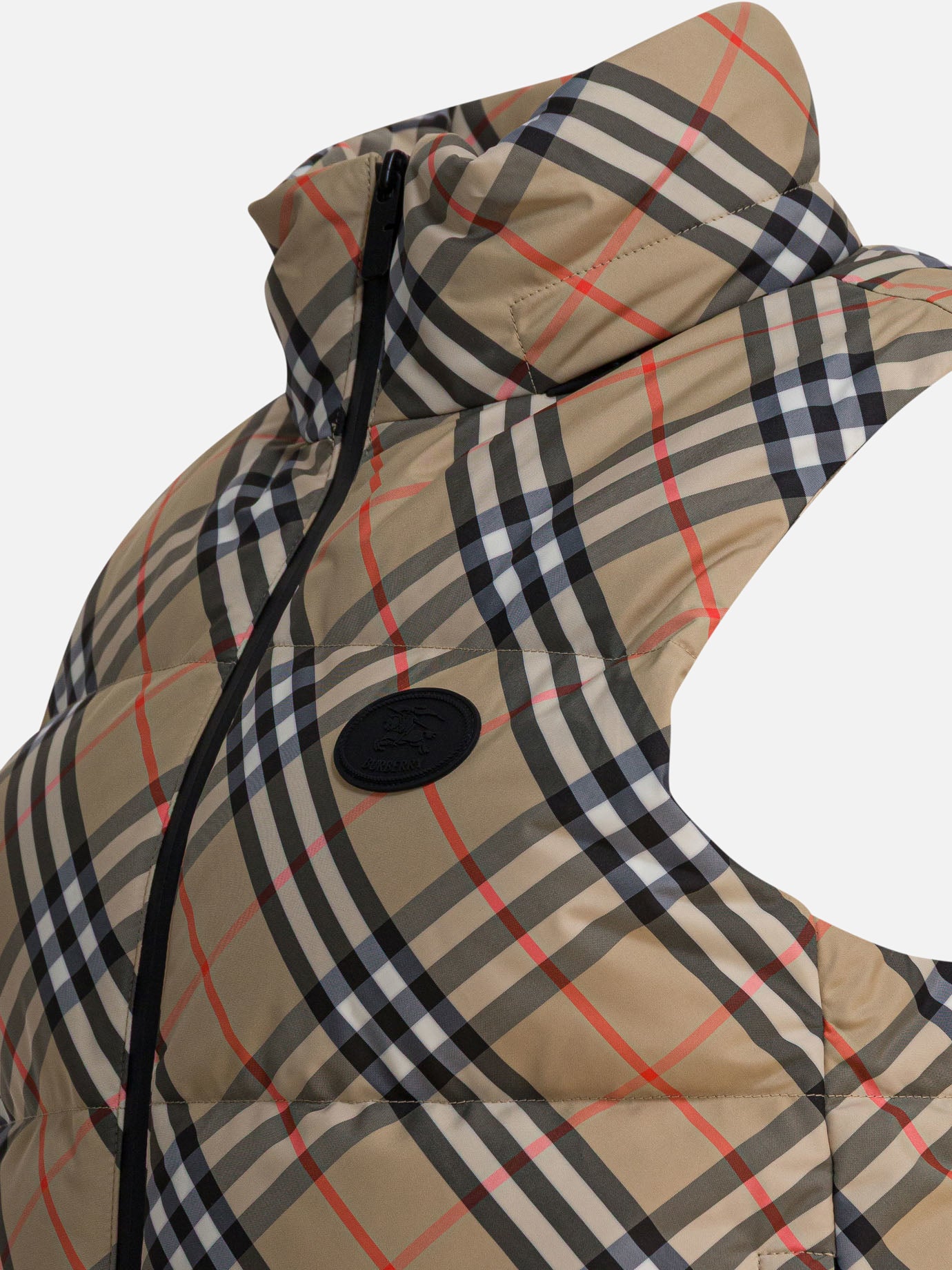 Giacche smanicate Check  Beige - Burberry Donna | PDP | VIETTI Online Store | thumbnail_4
