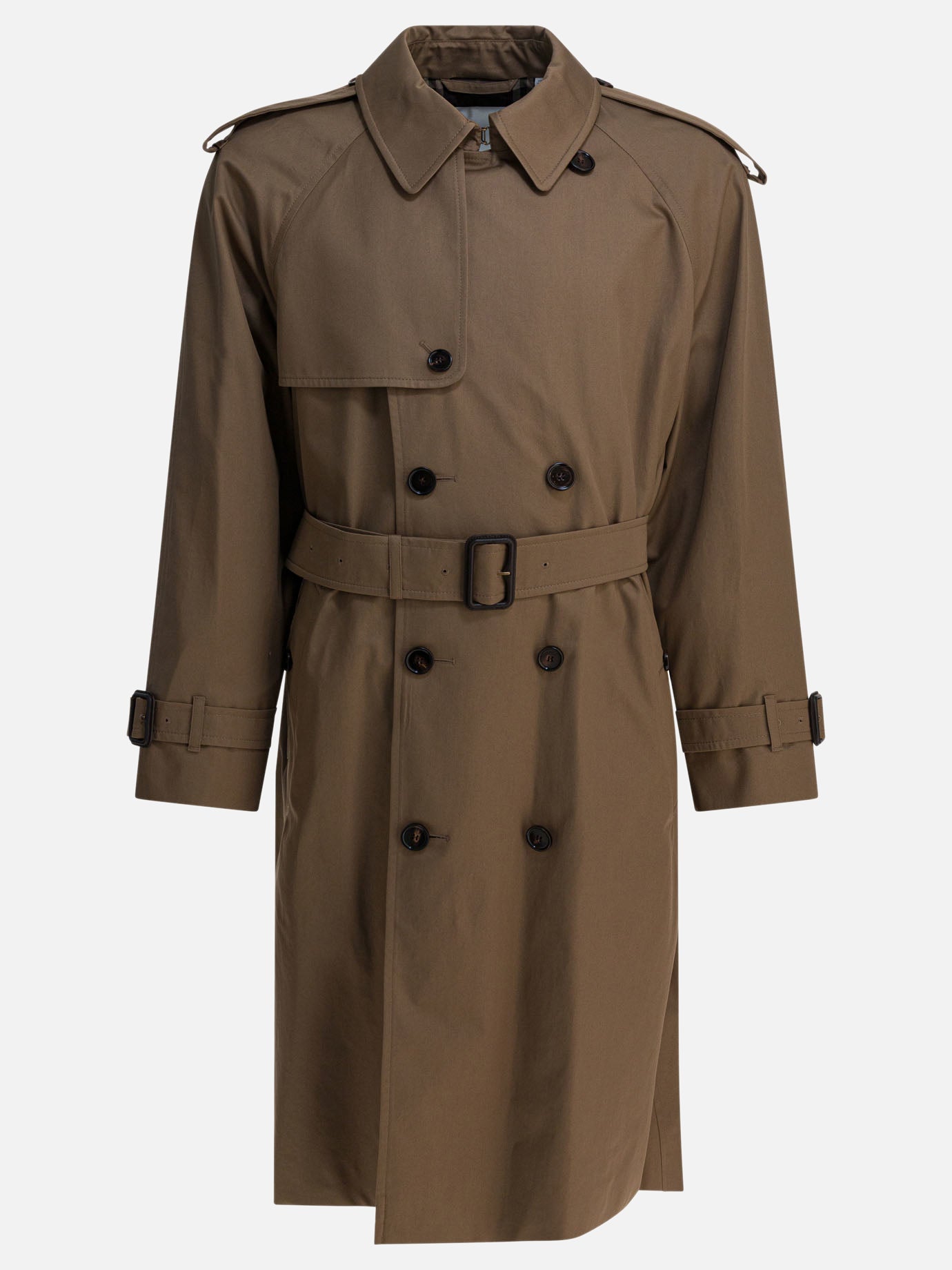 Impermeabili & Trench Solid colour  Marrone - Burberry Uomo | PDP | VIETTI Online Store | thumbnail