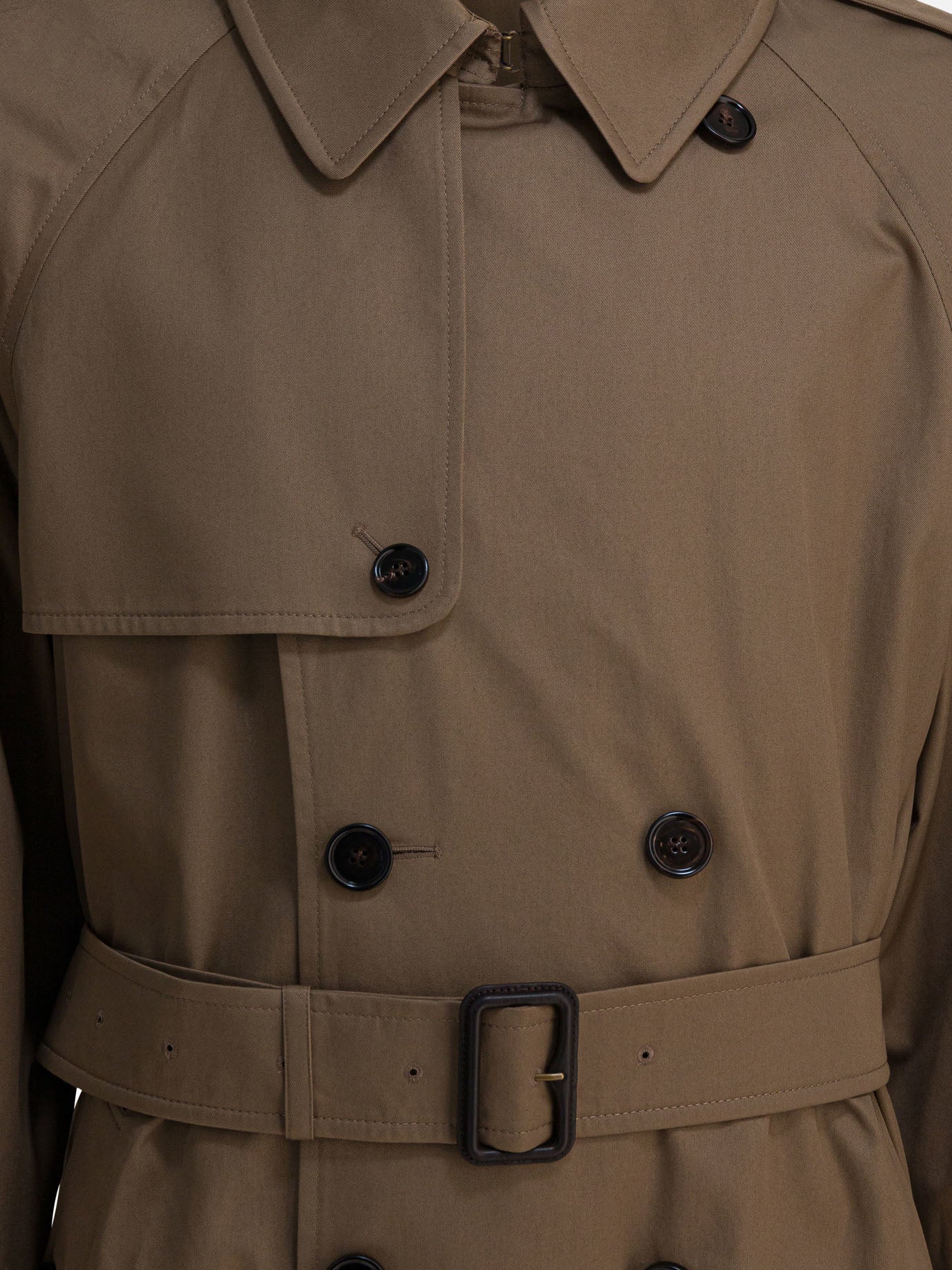 Burberry Long double-breasted trench coat Brown - Men | VIETTI