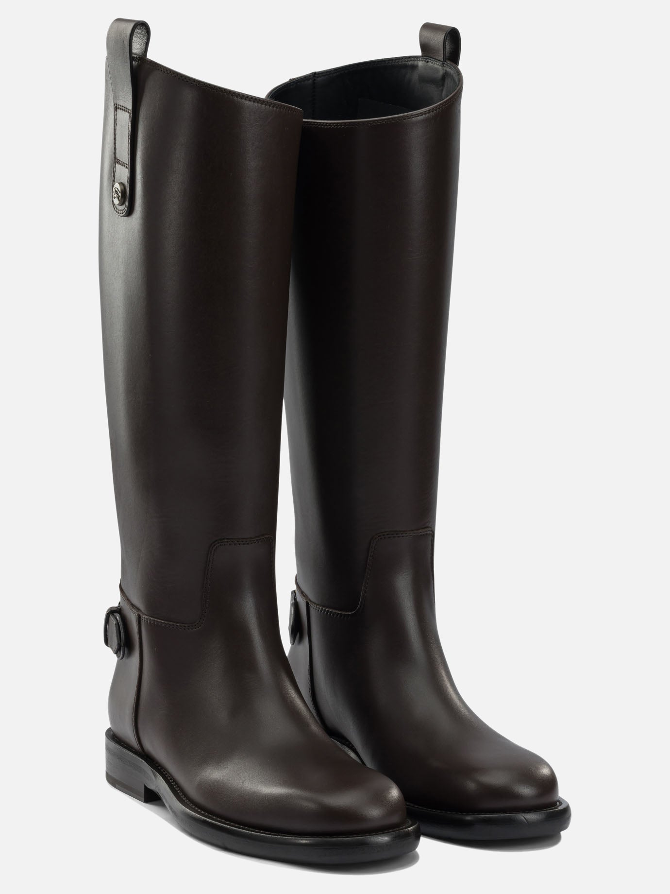 Al ginocchio 100% calf leather - 100% rubber  Marrone - Burberry Donna | PDP | VIETTI Online Store | Zoom-Modal_2
