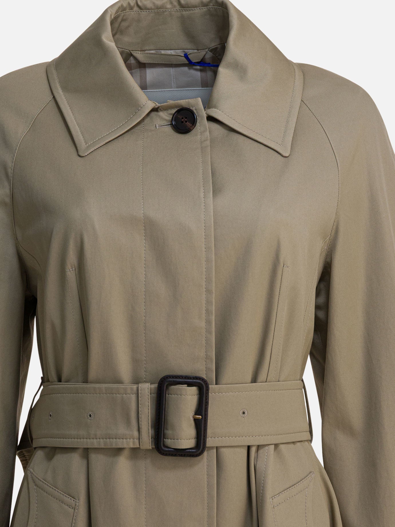 Raincoats & Trench coats Solid colour  Beige - Burberry Women | PDP | VIETTI Online Store | thumbnail_3