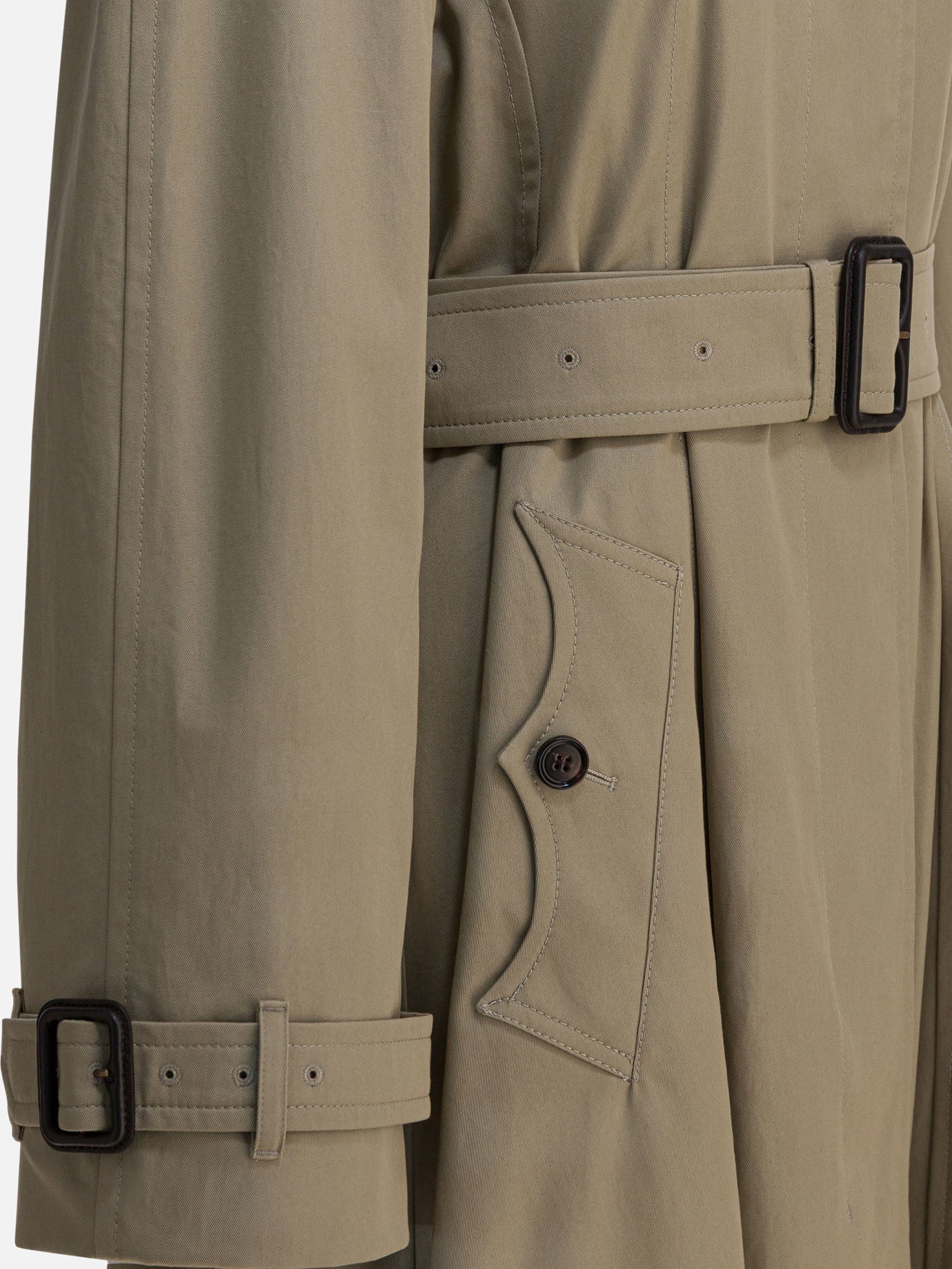 Raincoats & Trench coats Solid colour  Beige - Burberry Women | PDP | VIETTI Online Store | thumbnail_4