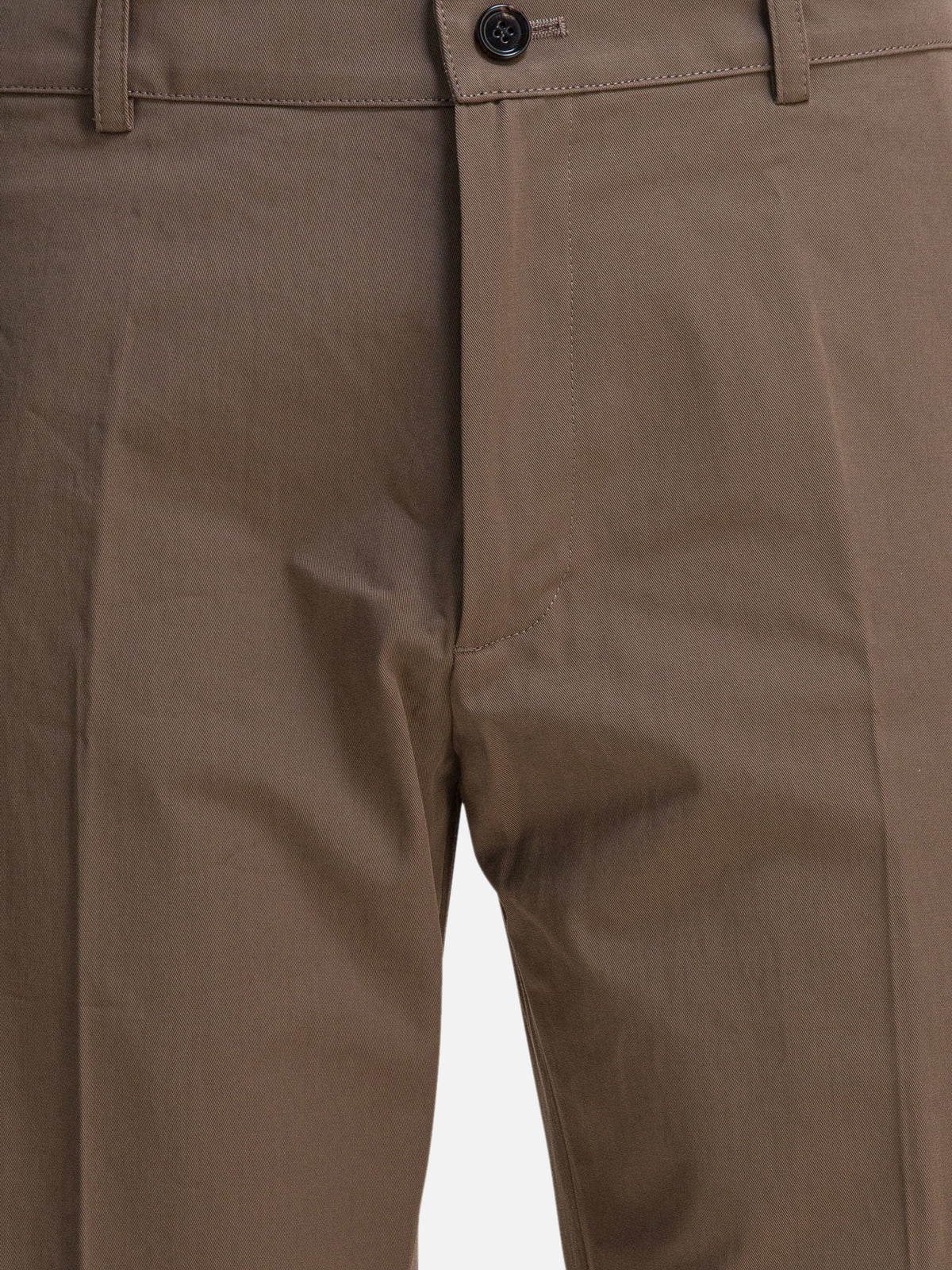 Burberry Cotton chino pants Brown