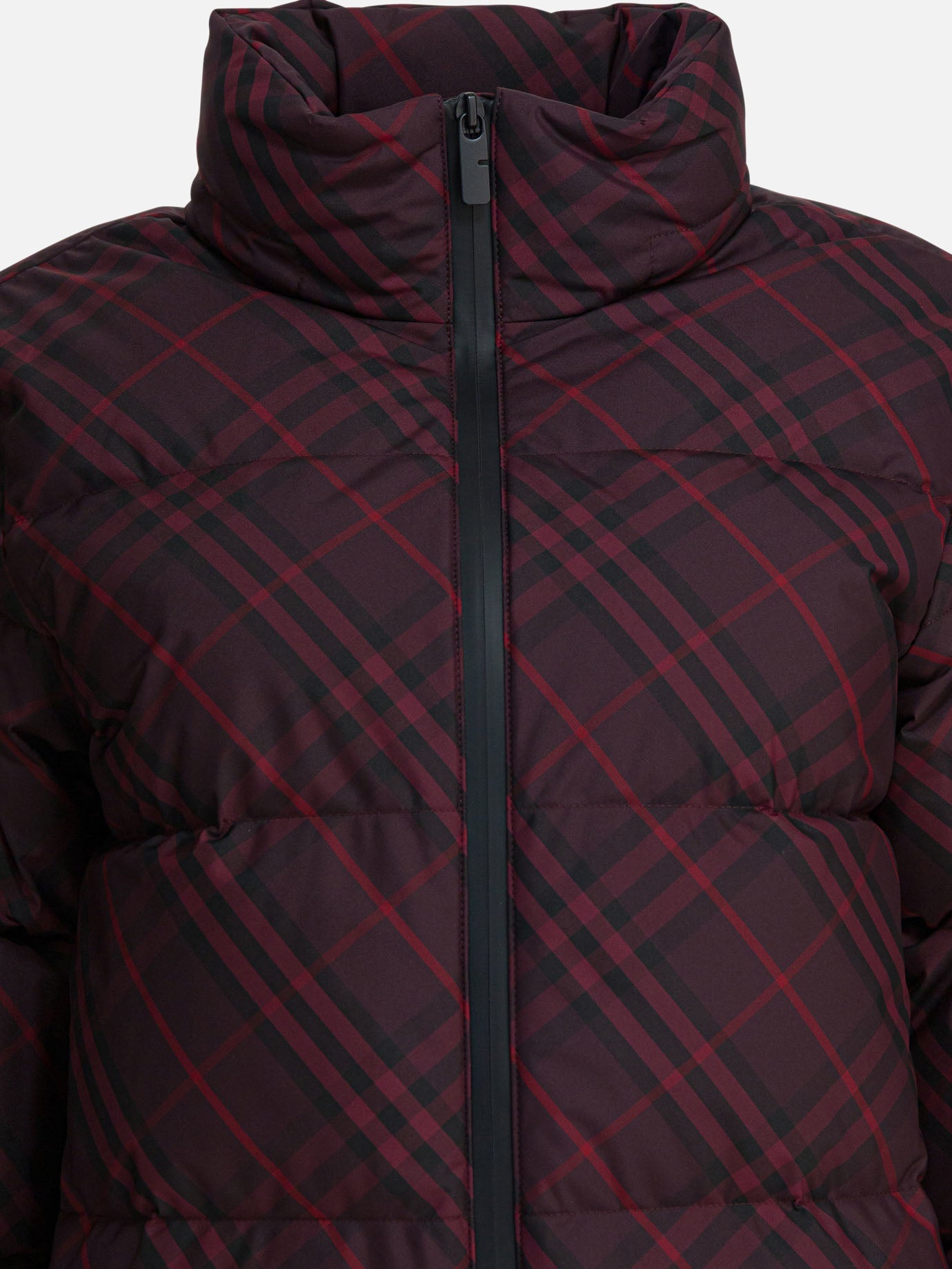 Piumini corti Check  Bordeaux - Burberry Donna | PDP | VIETTI Online Store | thumbnail_3