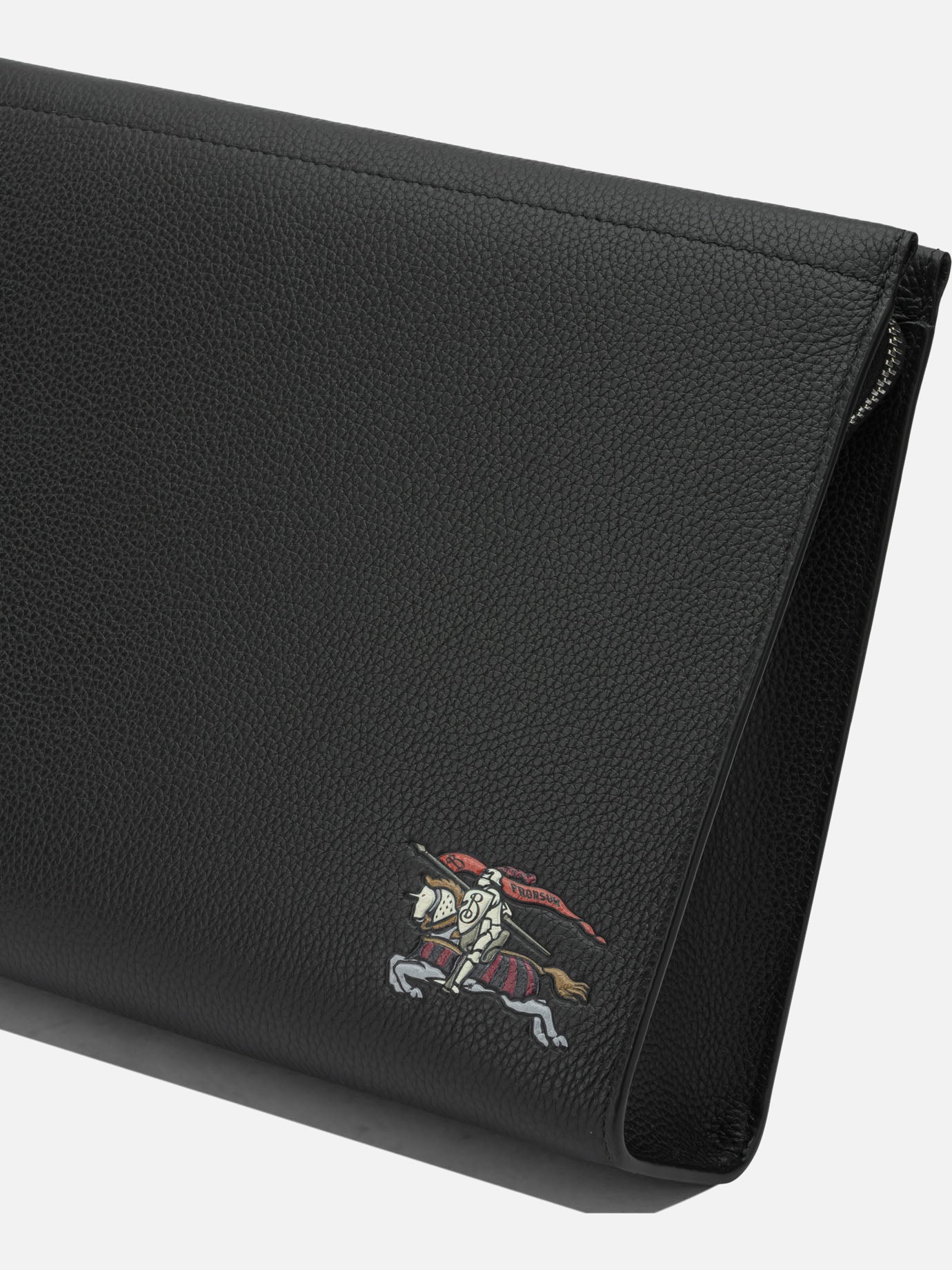 Pouch 100% calf grain leather  Black - Burberry Men | PDP | VIETTI Online Store | Zoom-Modal_4

