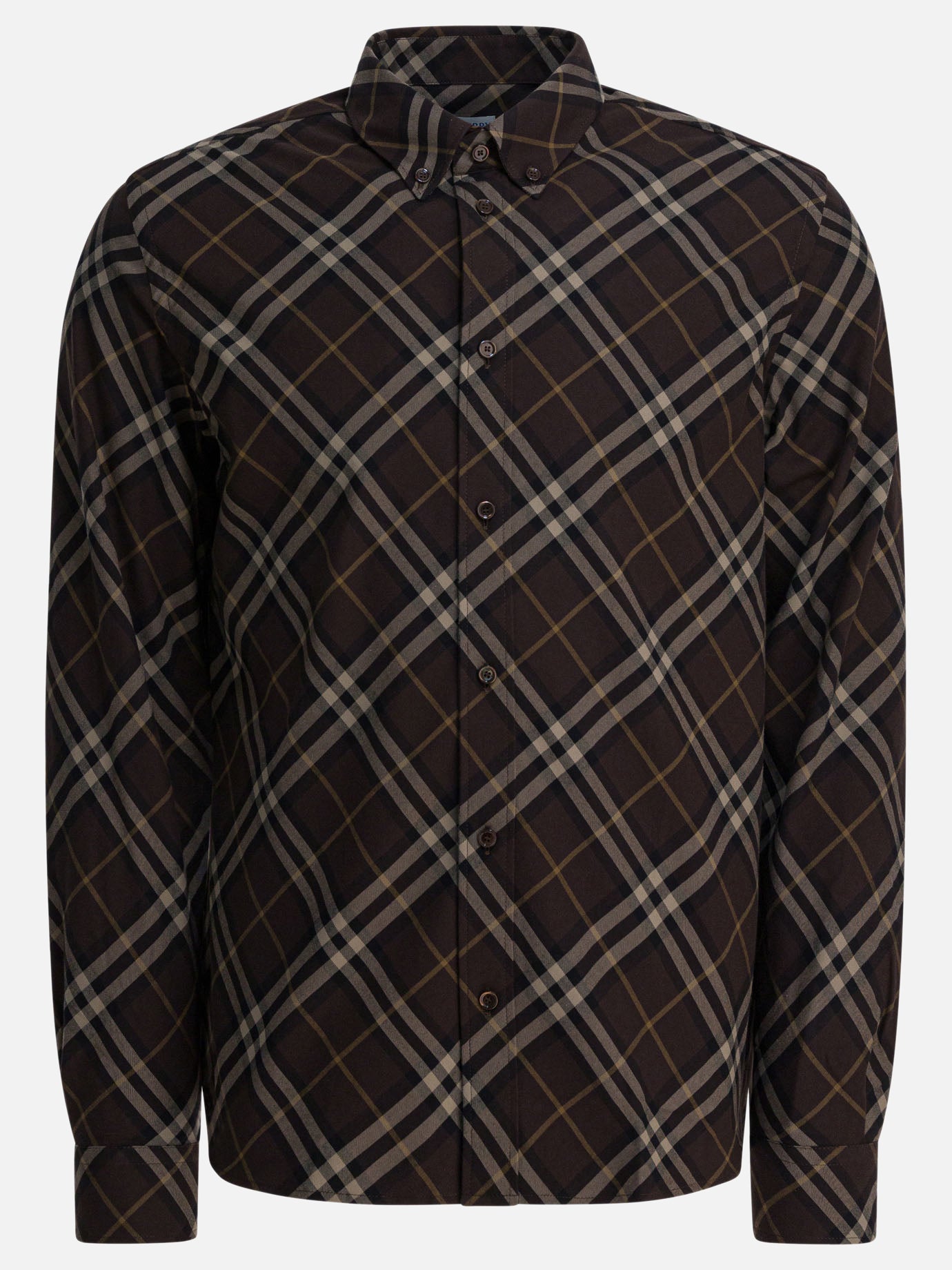 Camicie casual Check  Marrone - Burberry Uomo | PDP | VIETTI Online Store | Zoom-Modal
