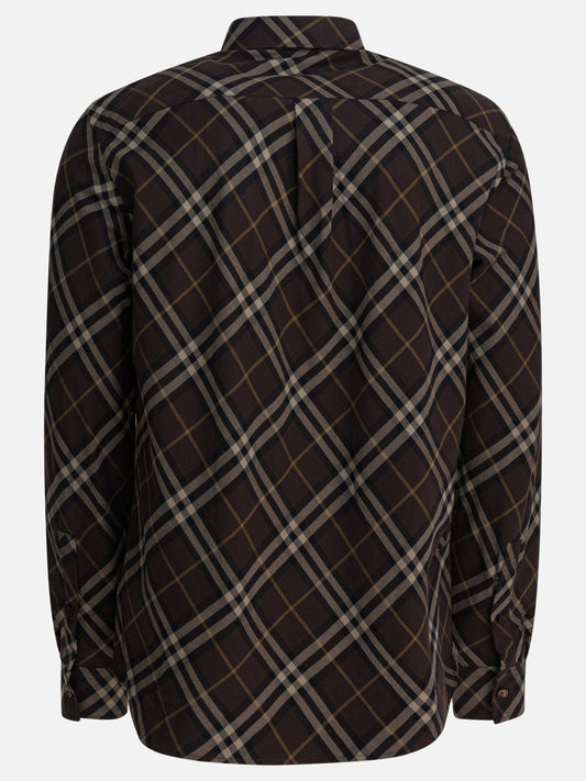 Camicie casual Check  Marrone - Burberry Uomo | PDP | VIETTI Online Store | 2

