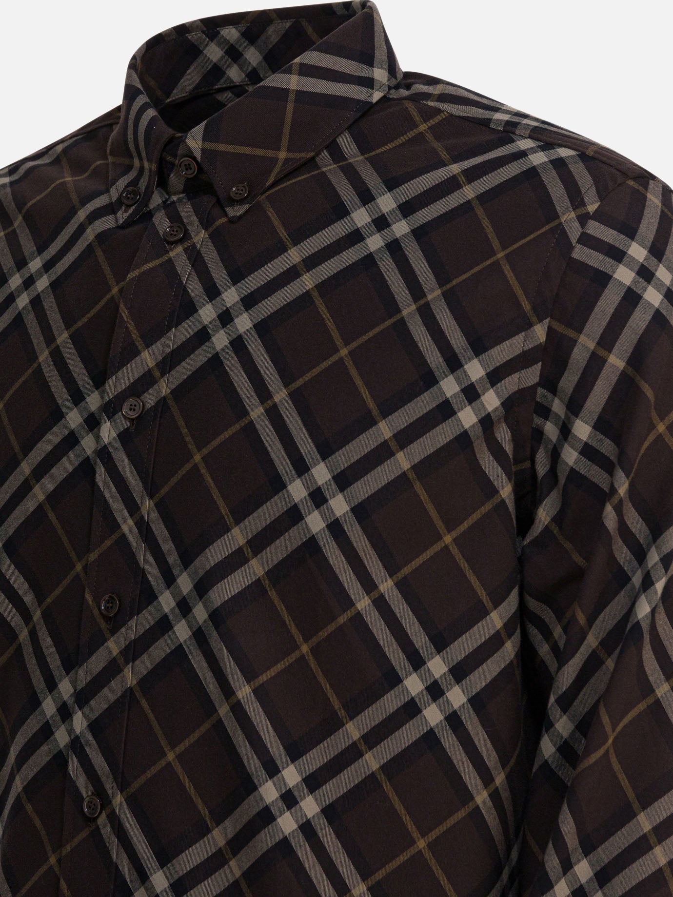 Camicie casual Check  Marrone - Burberry Uomo | PDP | VIETTI Online Store | thumbnail_4