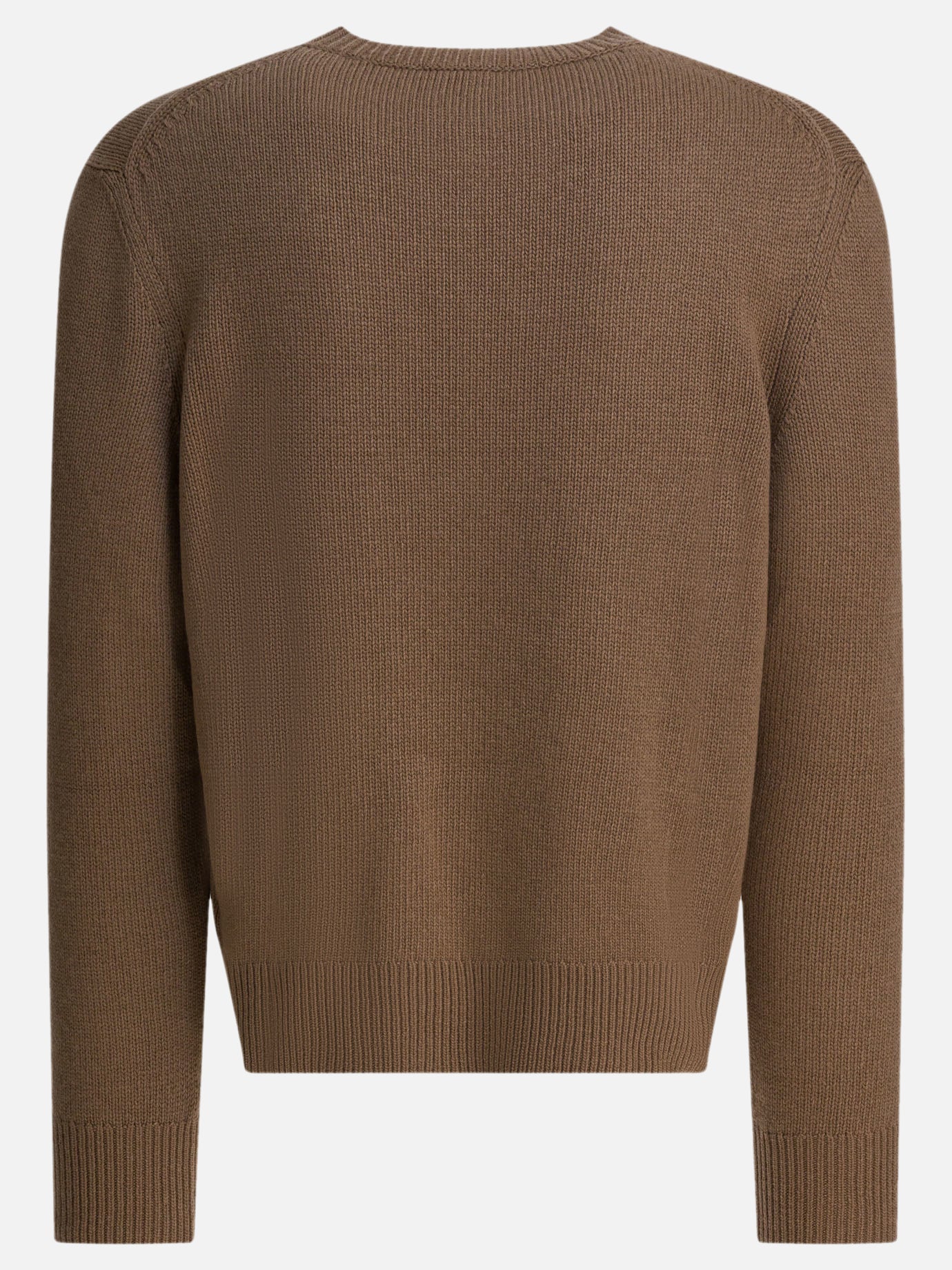 Burberry Wool and cashmere crewneck sweater Beige - Men | VIETTI
