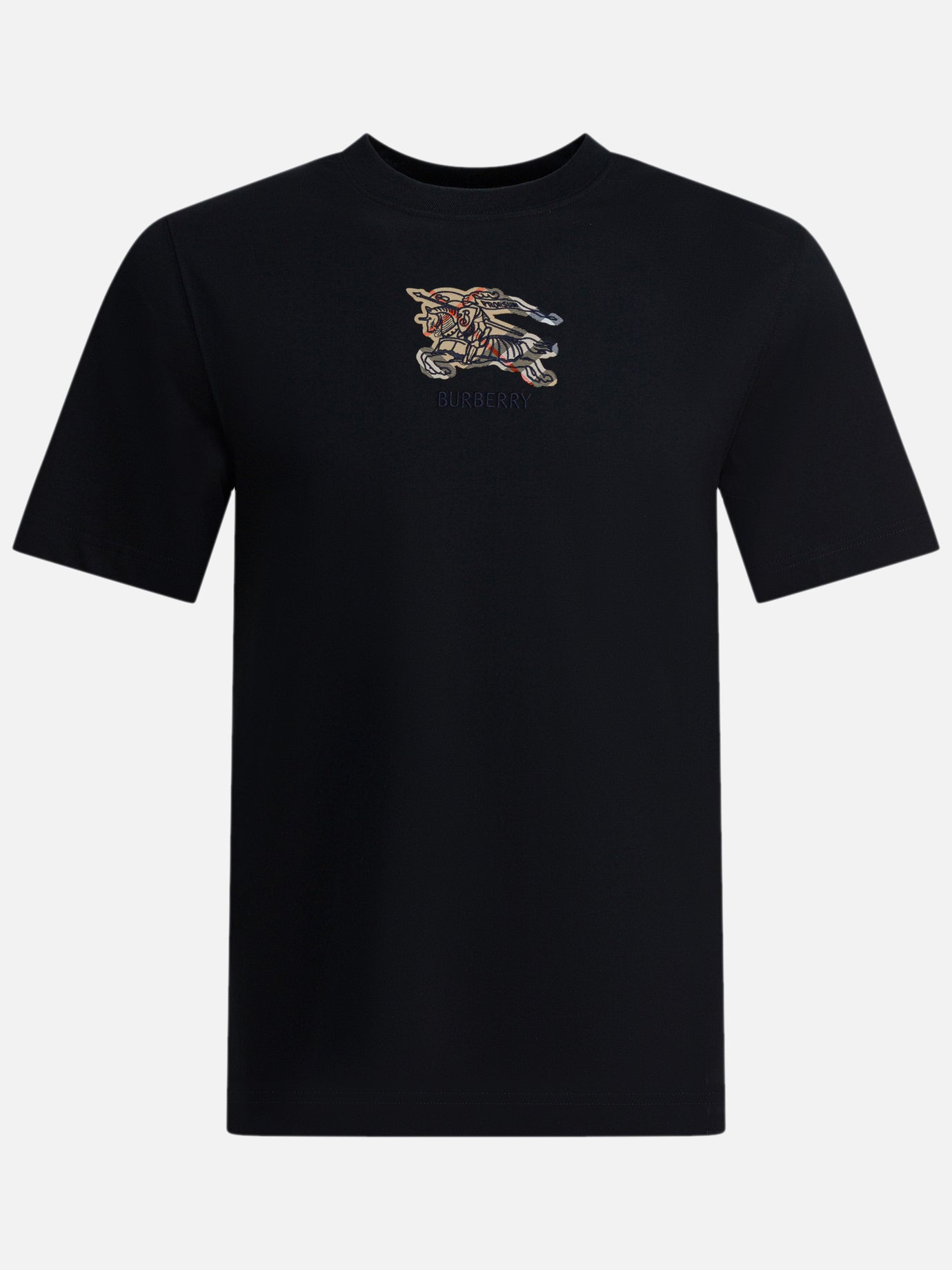 Round neck t-shirts Logo  Black - Burberry Men | PDP | VIETTI Online Store | thumbnail