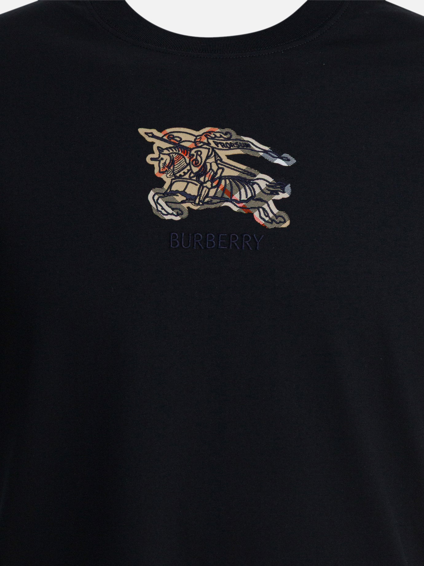 Round neck t-shirts Logo  Black - Burberry Men | PDP | VIETTI Online Store | thumbnail_3