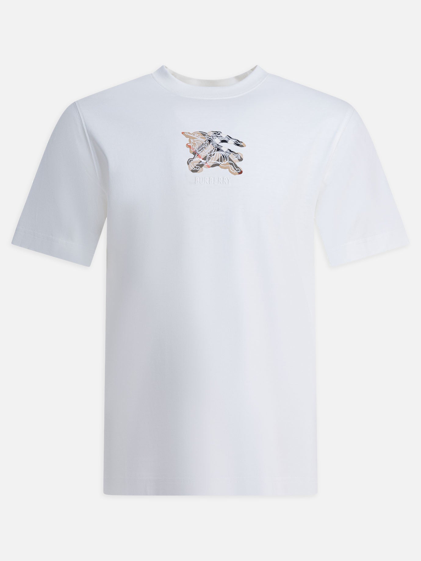 Crewneck t-shirts Logo  White - Burberry Men | PDP | VIETTI Online Store | thumbnail