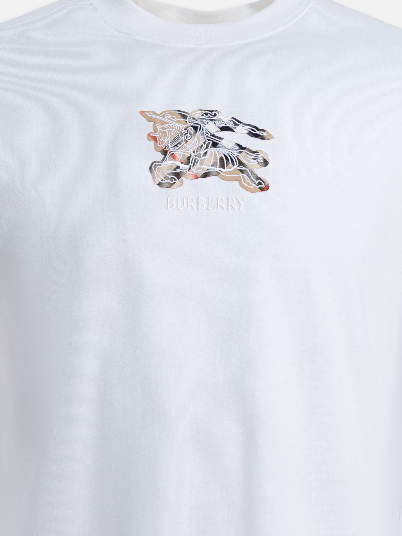 Crewneck t-shirts Logo  White - Burberry Men | PDP | VIETTI Online Store | Zoom-Modal_3
