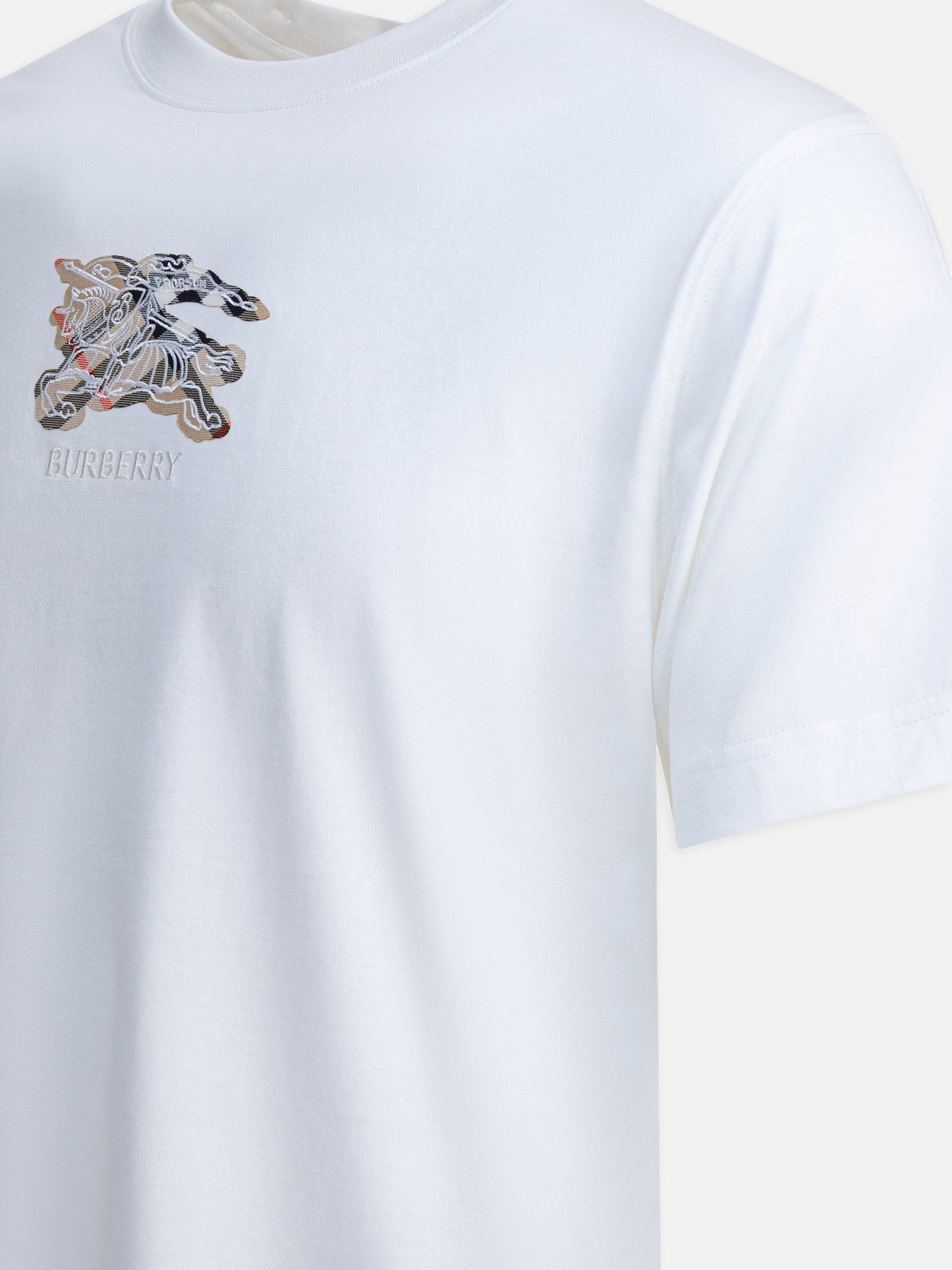 Crewneck t-shirts Logo  White - Burberry Men | PDP | VIETTI Online Store | Zoom-Modal_4
