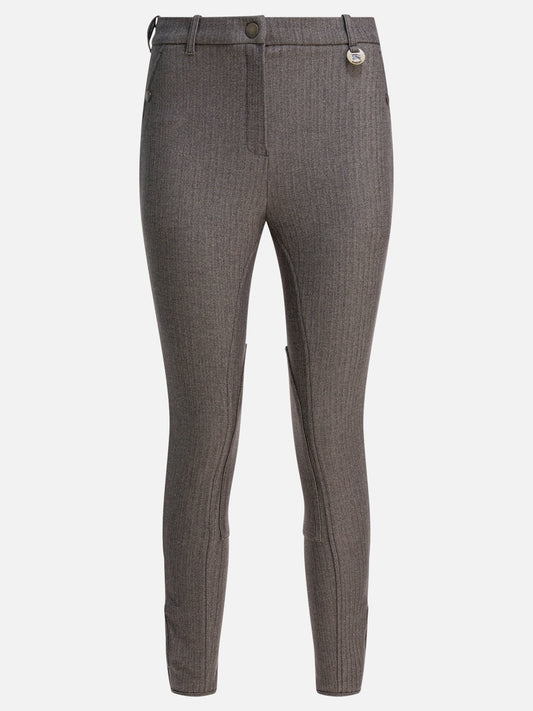 Pantaloni casual Herringbone  Marrone - Burberry Donna | PDP | VIETTI Online Store 
