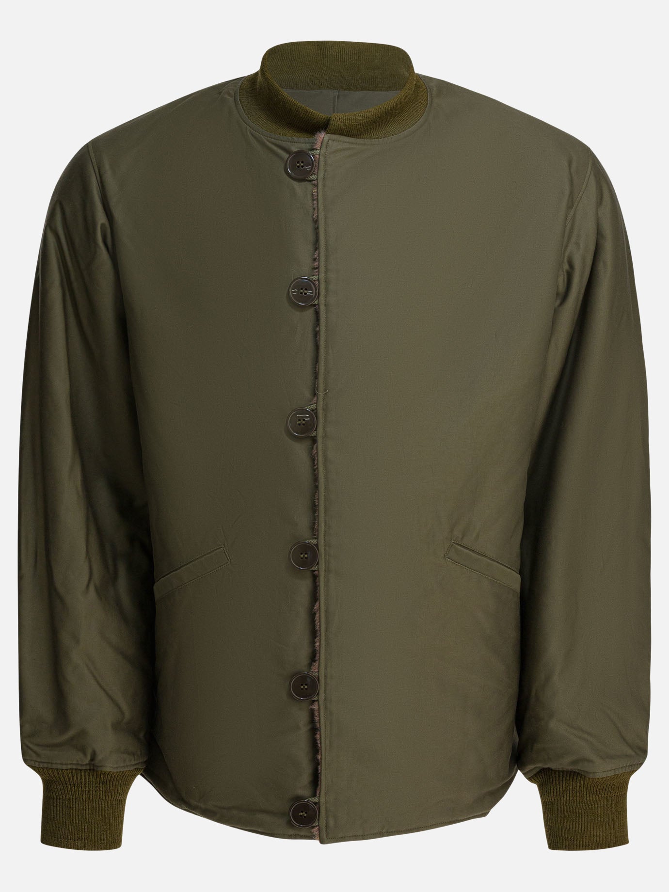 Parka Solid colour  Verde - Buzz Rickson's Uomo | PDP | VIETTI Online Store | Zoom-Modal

