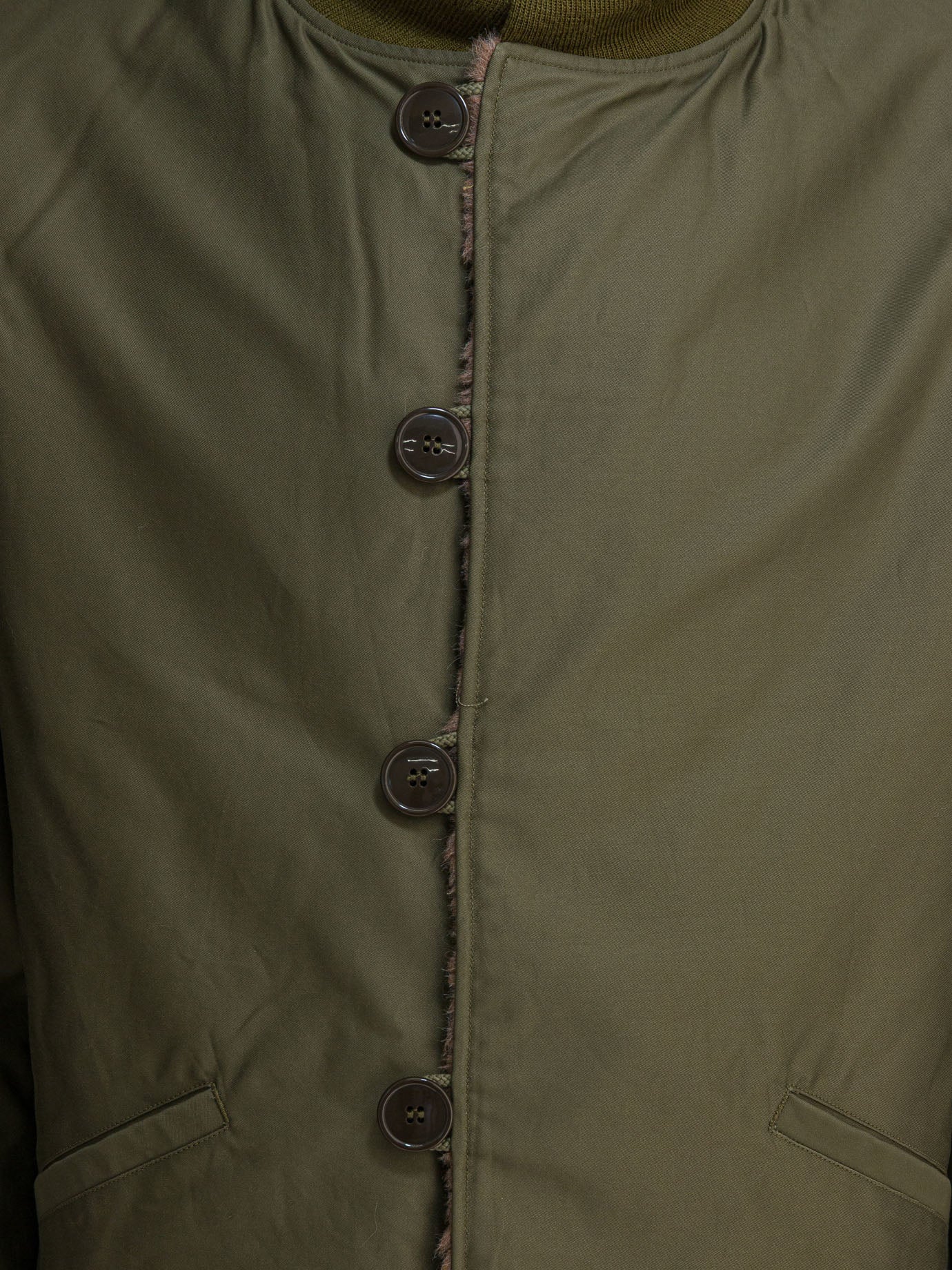 Parka Solid colour  Verde - Buzz Rickson's Uomo | PDP | VIETTI Online Store | Zoom-Modal_3
