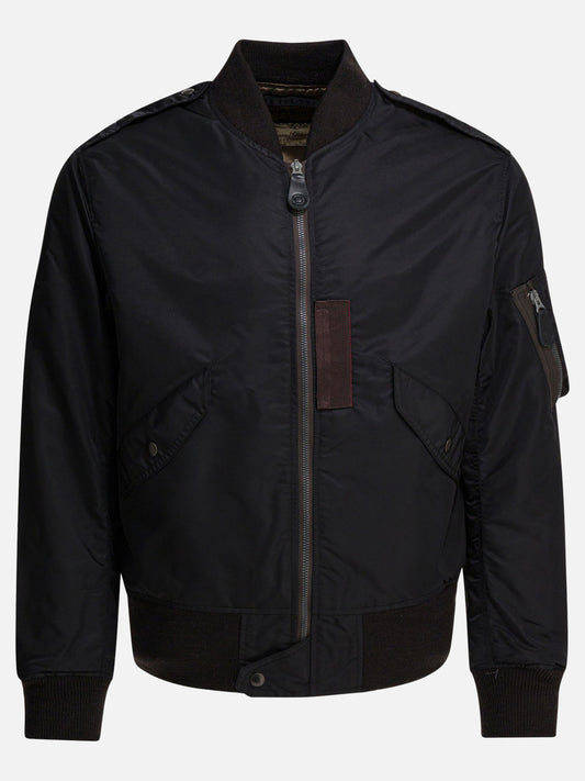 Bomber Solid colour  Nero - Buzz Rickson's Uomo | PDP | VIETTI Online Store 
