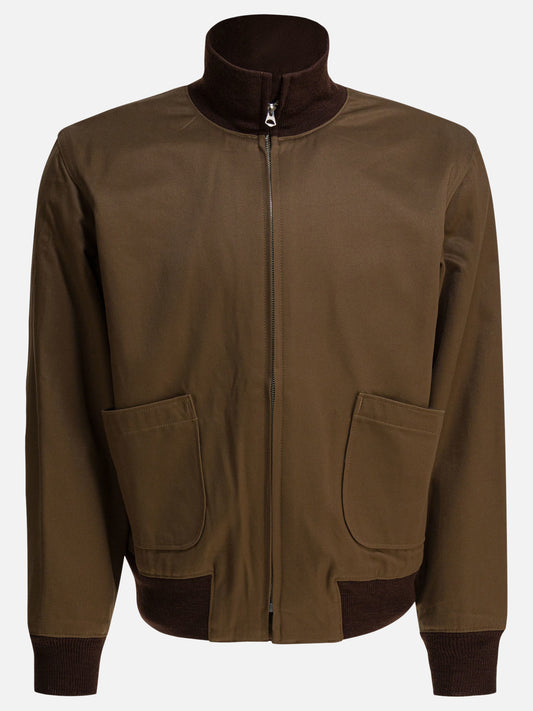 Bomber Solid colour  Marrone - Buzz Rickson's Uomo | PDP | VIETTI Online Store 
