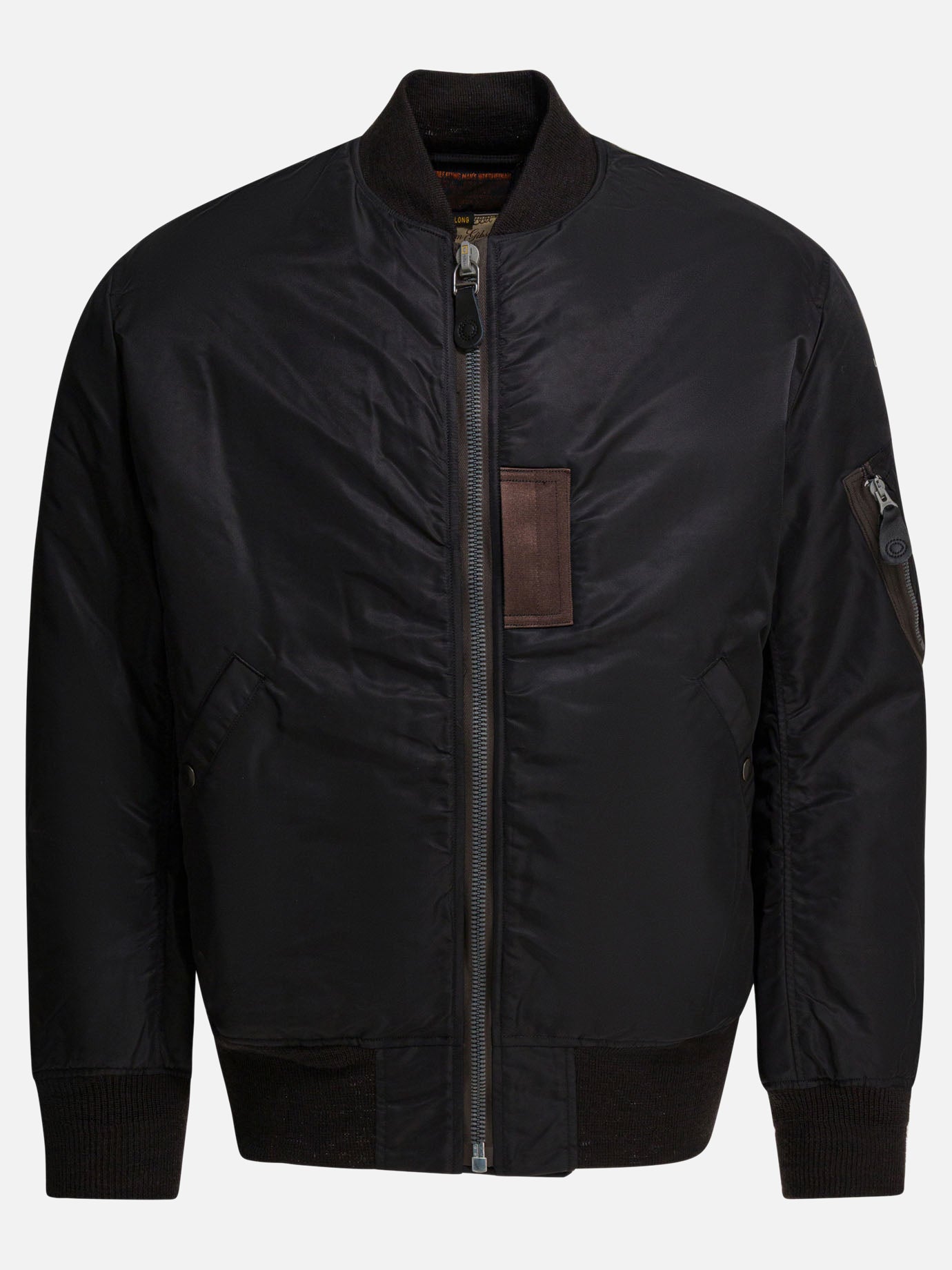 Bomber Solid colour  Nero - Buzz Rickson&#39;s Uomo | PDP | VIETTI Online Store | thumbnail